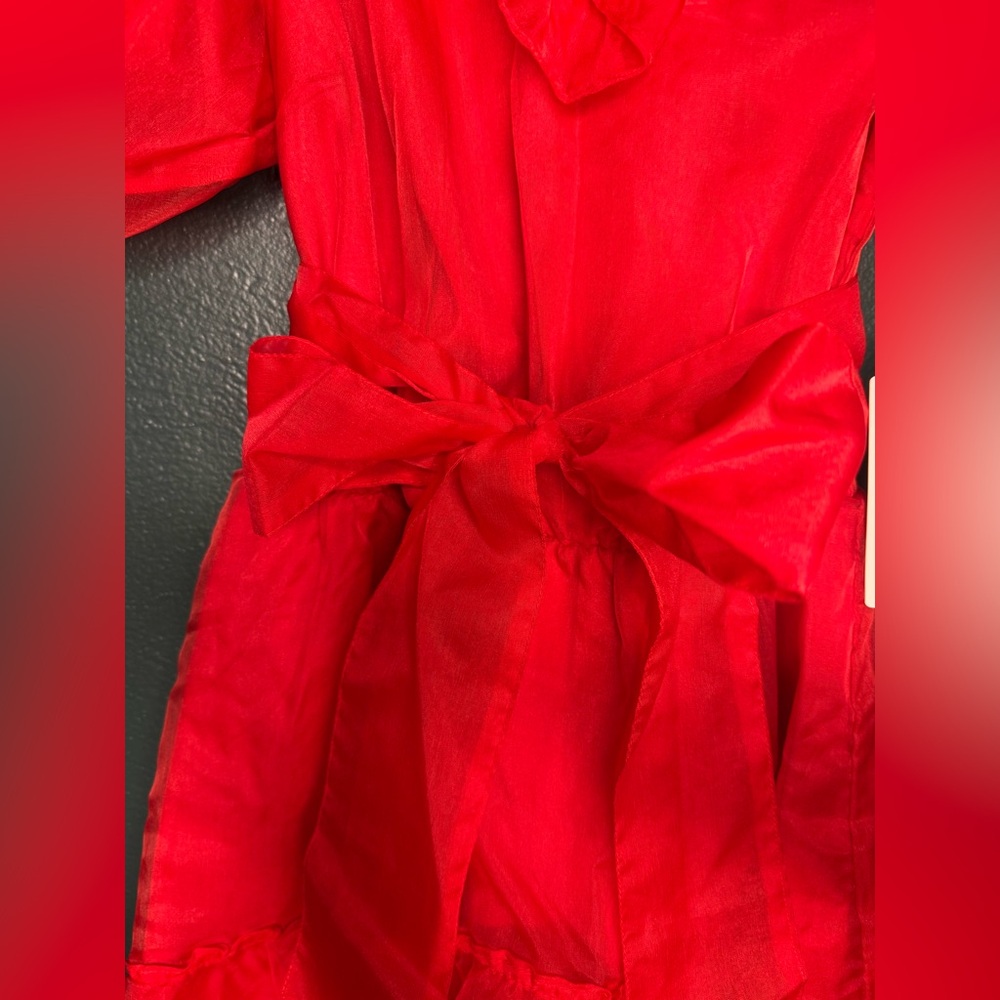 Show Me Your MuMu Red Ruffled Mini Dress - Picture 5 of 10